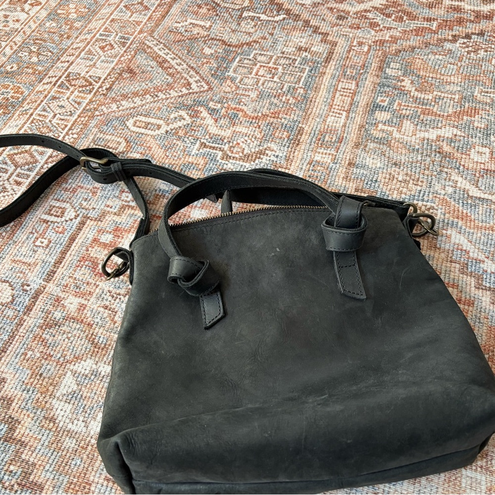 Able Rachel Black Crossbody Bag